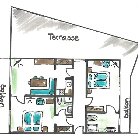 度假居 莱内尔别墅 Mühlbach am Hochkönig